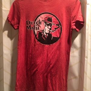 Dutch Bros Mafia Shirt | Red